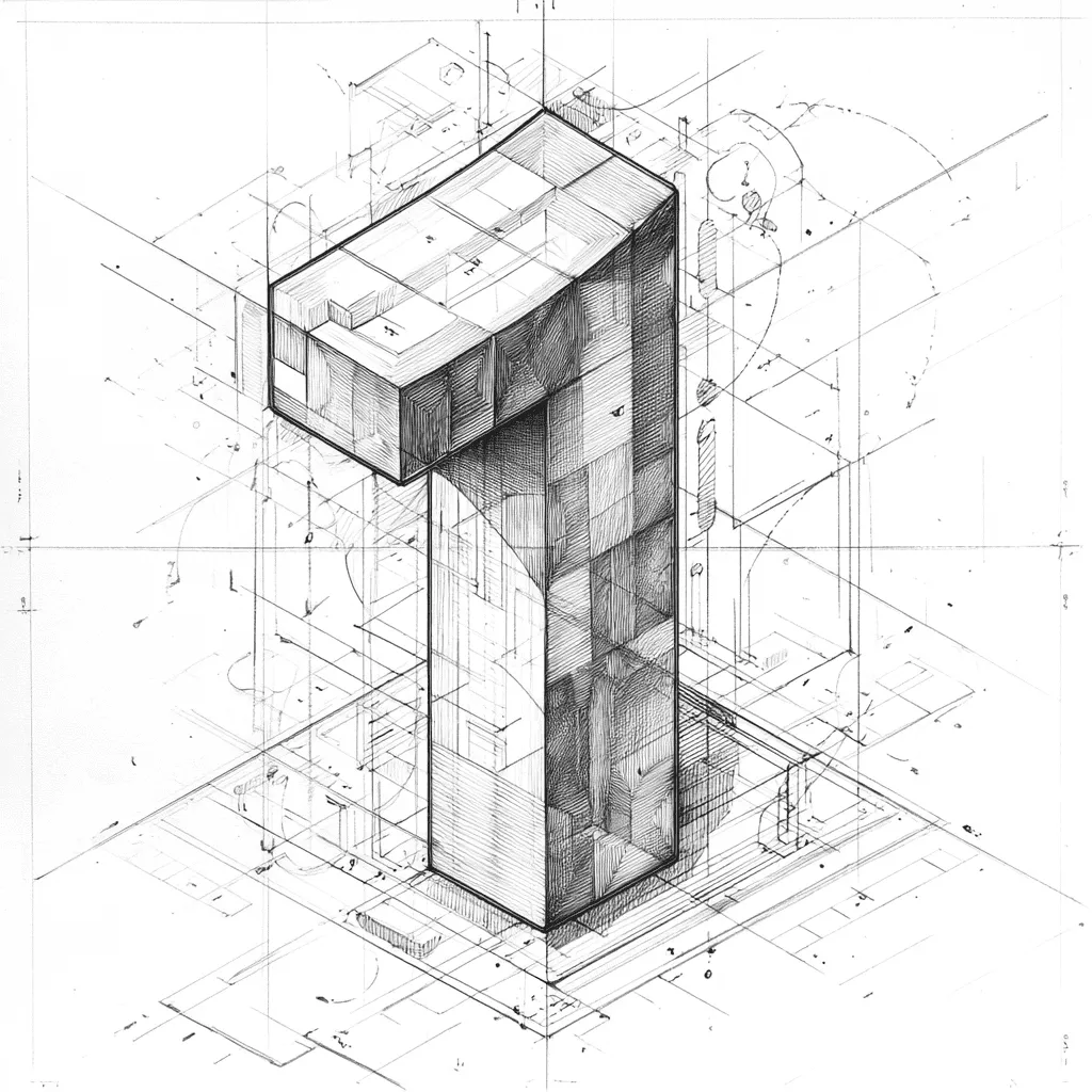 number one sketched